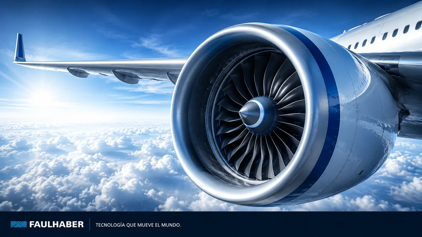 Turbina de avión — aplicaciones aeroespaciales de FAULHABER